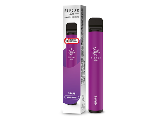 Elf Bar 600 Grape 0mg/ml