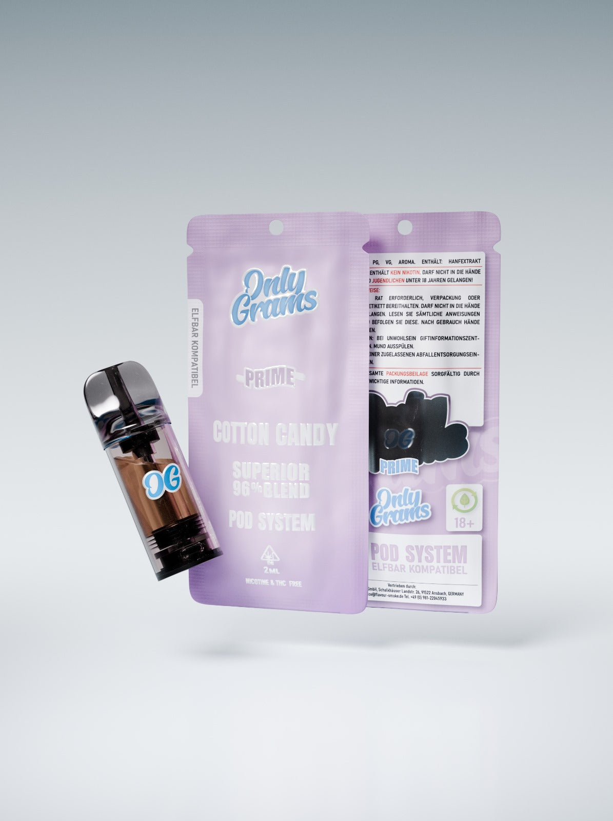 Only Grams Superior Pod 96% Cotton Candy
