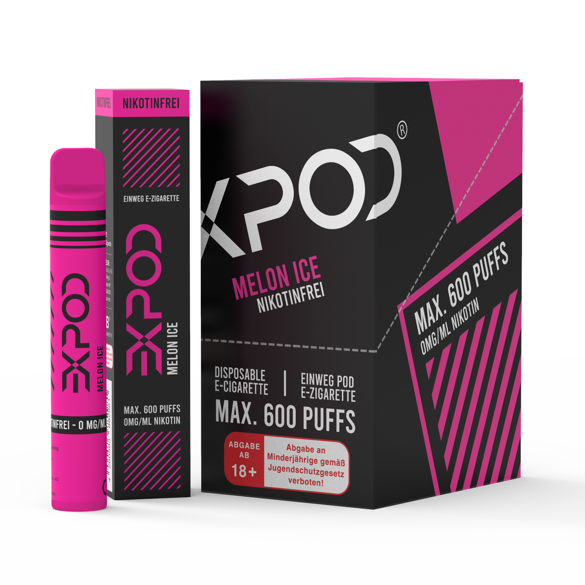 EXPOD Disposable Melon Ice 0mg/ml (Steuerware)