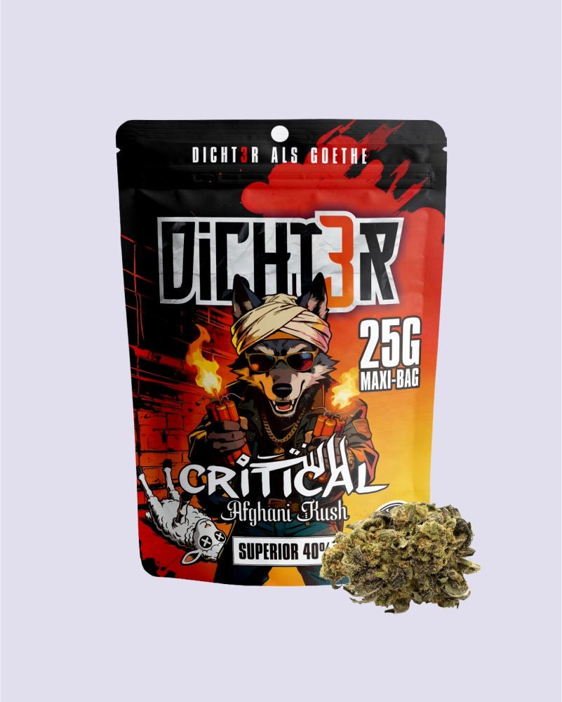 DICHT3R - 40% Superior Blüten - Crittical Afghani Kush 25G
