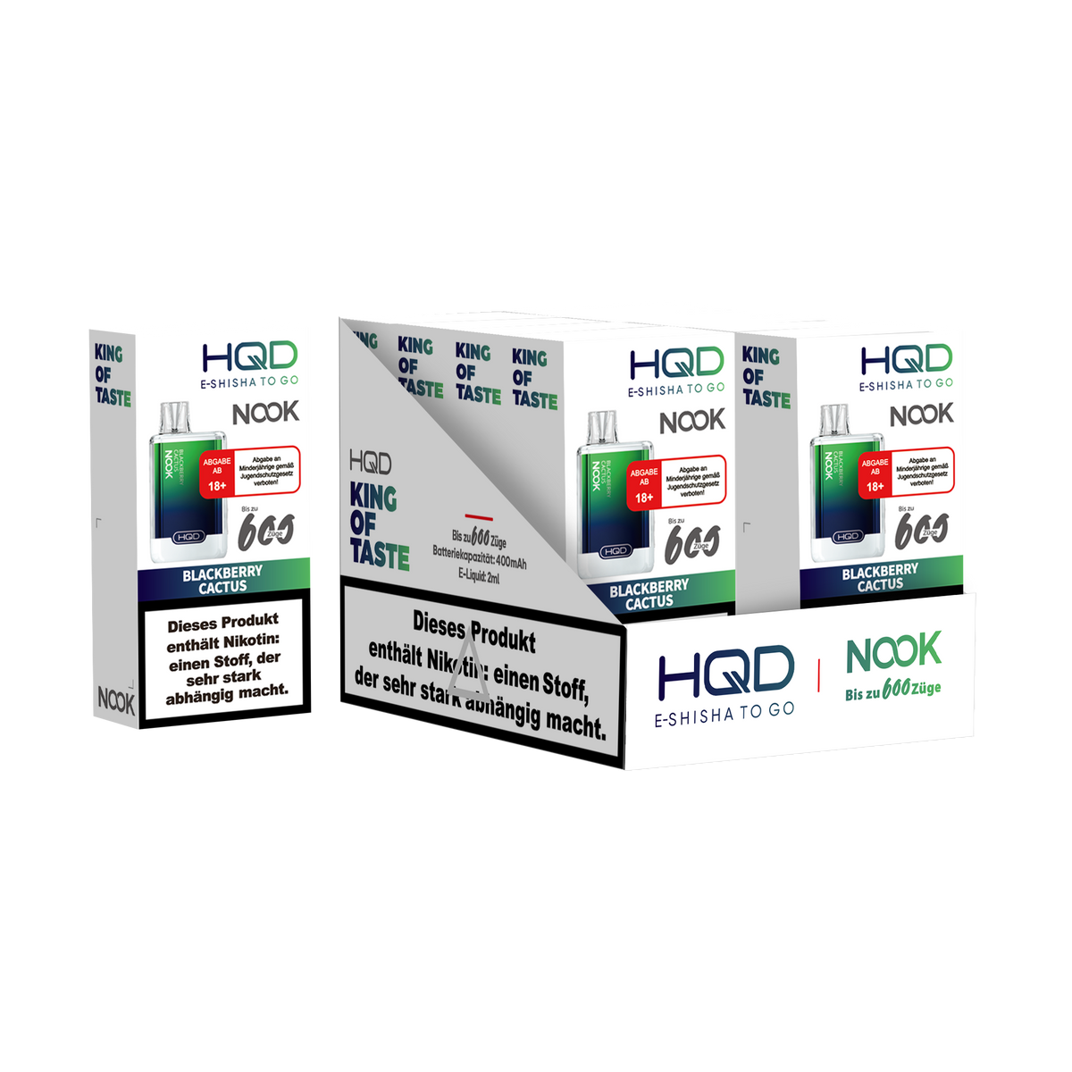 HQD Nook 20mg/ml Blackberry Cactus