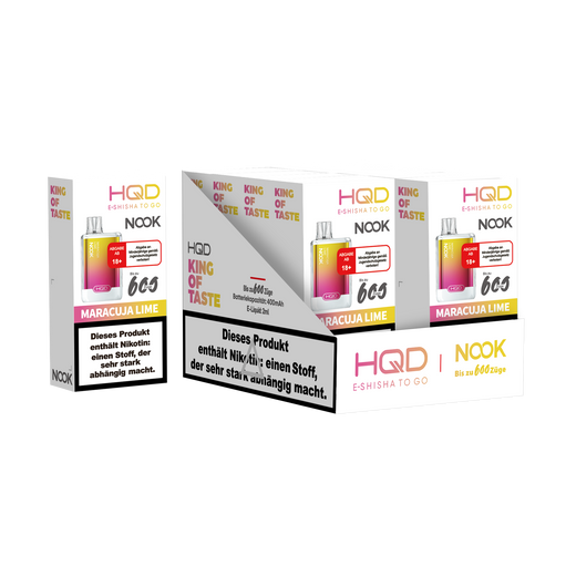 HQD Nook 20mg/ml Maracuja Lime