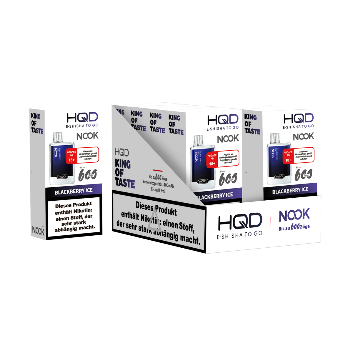 HQD Nook 20mg/ml Blackberry Ice