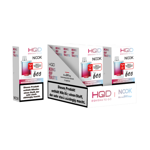 HQD Nook 20mg/ml Strawberry Watermelon Coconut