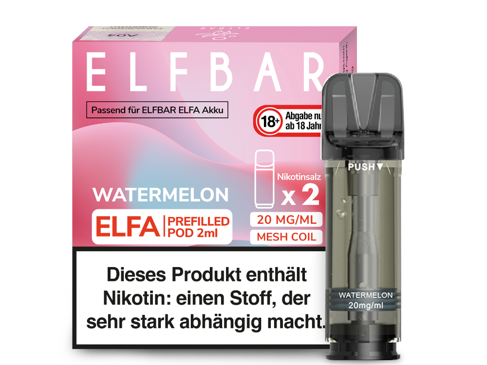 ELFA CP Prefilled Pod Watermelon 20mg/ml (10x2)