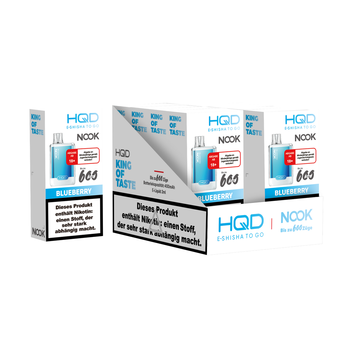 HQD Nook 20mg/ml Blueberry