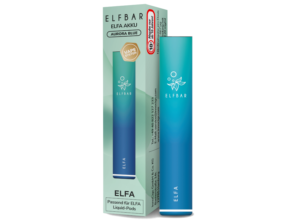 Elfbar Elfa Akku aurora-blue (10x1)