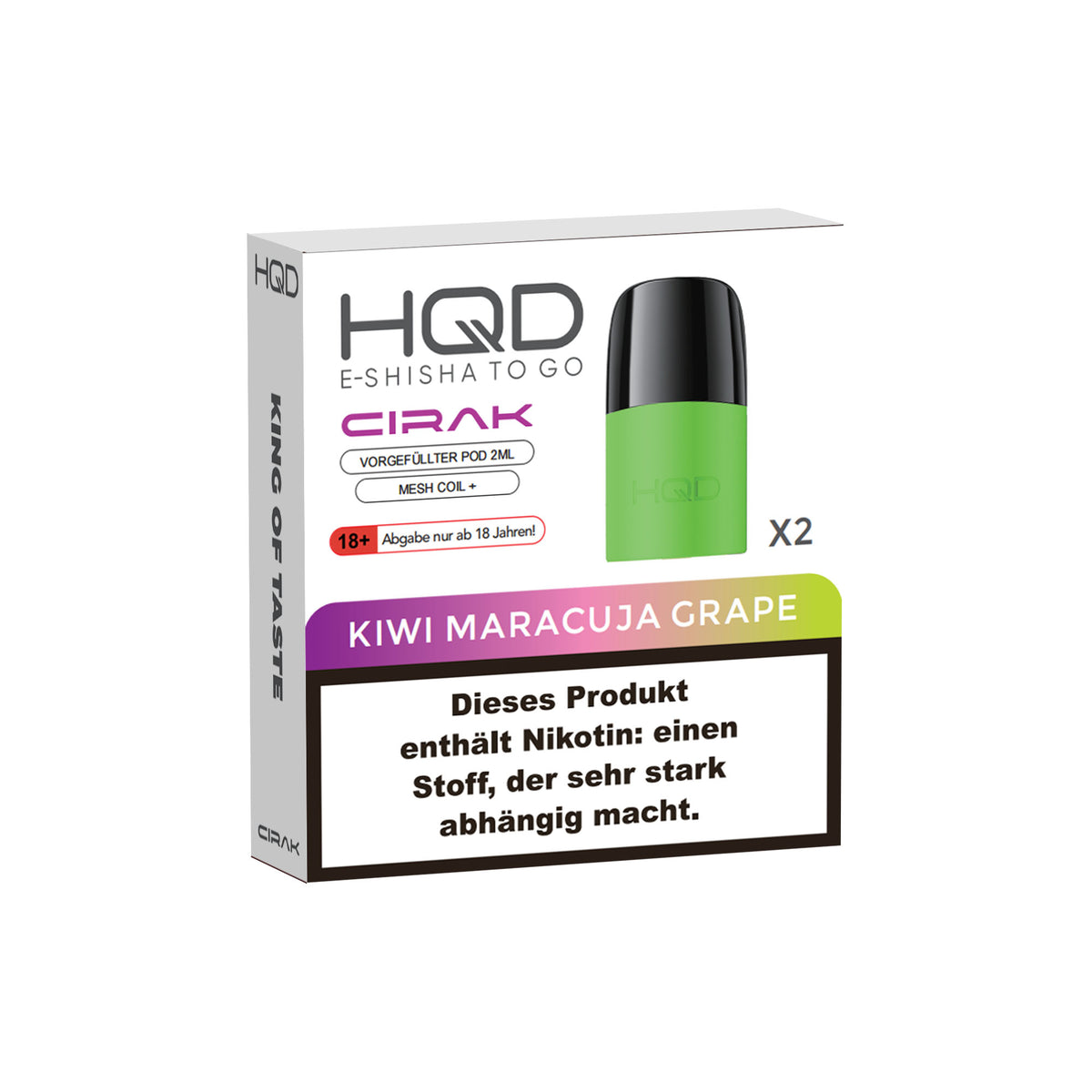 HQD Cirak Pod Kiwi Maracuja Grape 20 mg/ml