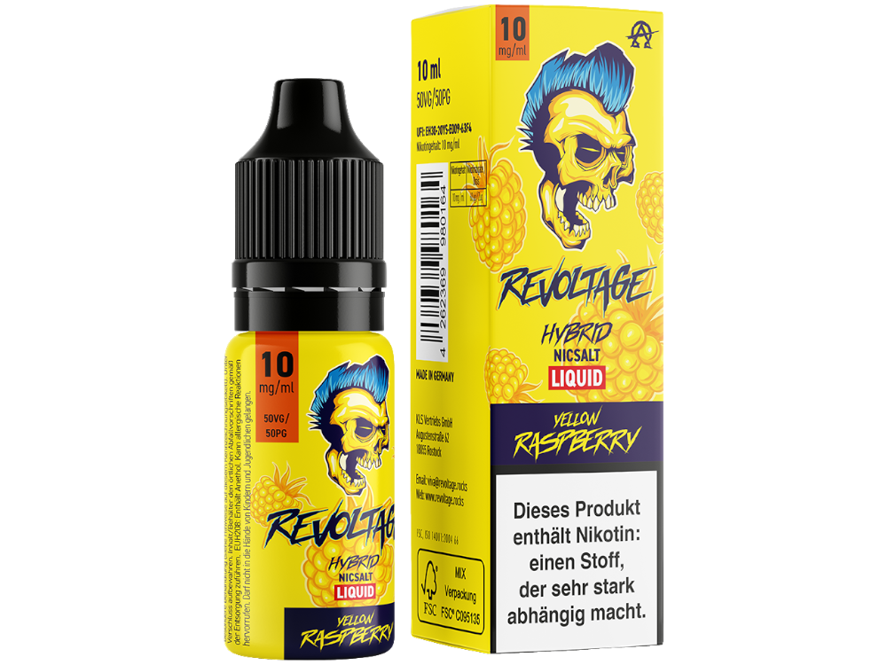 Revoltage Liquid Yellow Raspberry 10 mg/ml