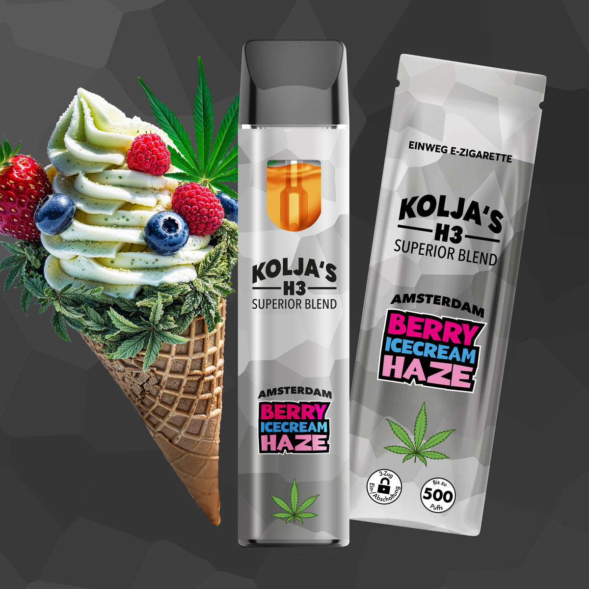 Kolja's H3 Superior Blend - Berry Icecream Haze