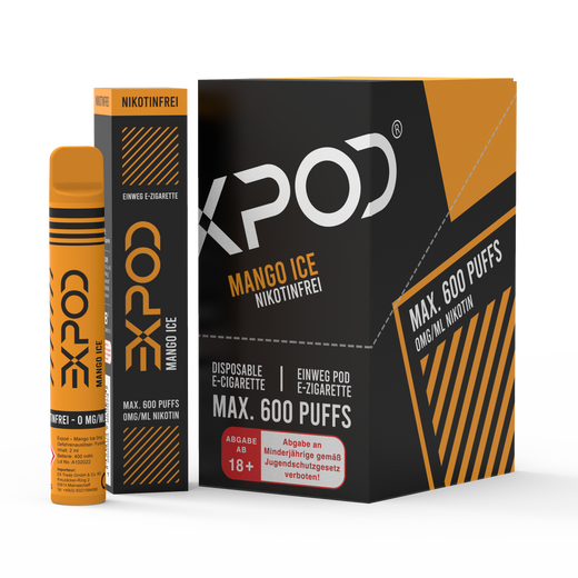 EXPOD Disposable Mango Ice 0mg/ml (Steuerware)