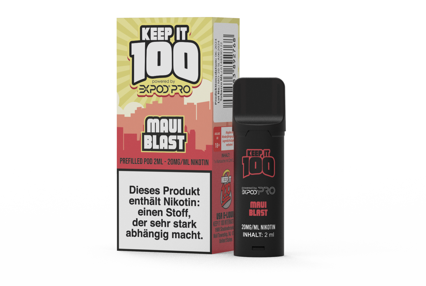 Expod Pro POD - Keep it 100 - Maui Blast - 20mg