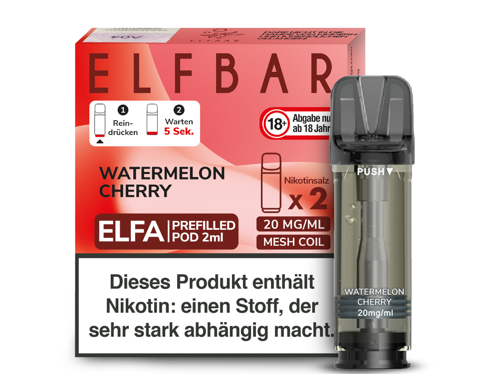 ELFA CP Prefilled Pod Watermelon Cherry 20mg/ml