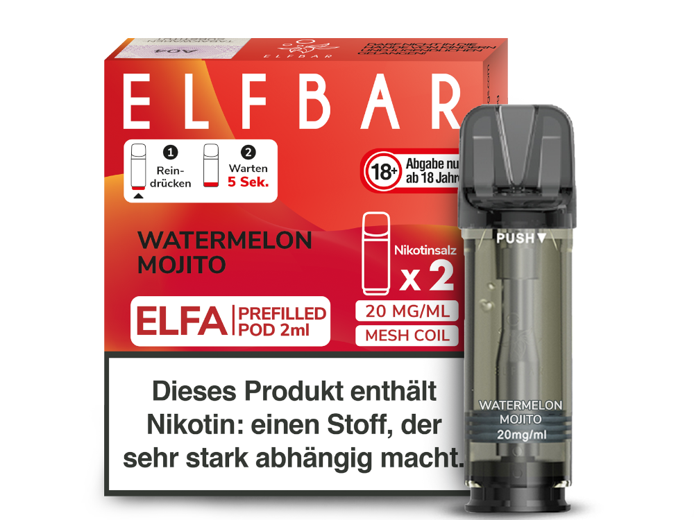 ELFA CP Prefilled Pod Watermelon Mojito 20mg/ml