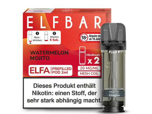 ELFA CP Prefilled Pod Watermelon Mojito 20mg/ml