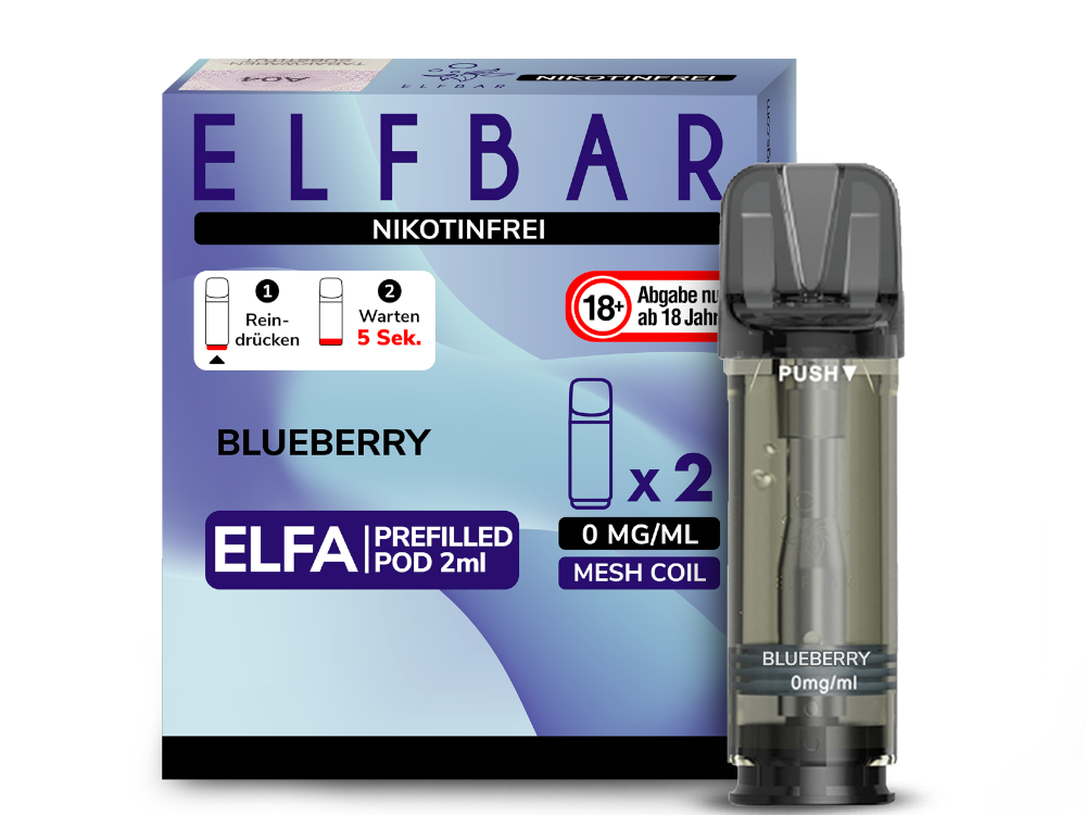 ELFA Pod Nikotinfrei (2er Pack) - Blueberry