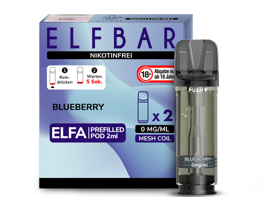 ELFA Pod Nikotinfrei (2er Pack) - Blueberry