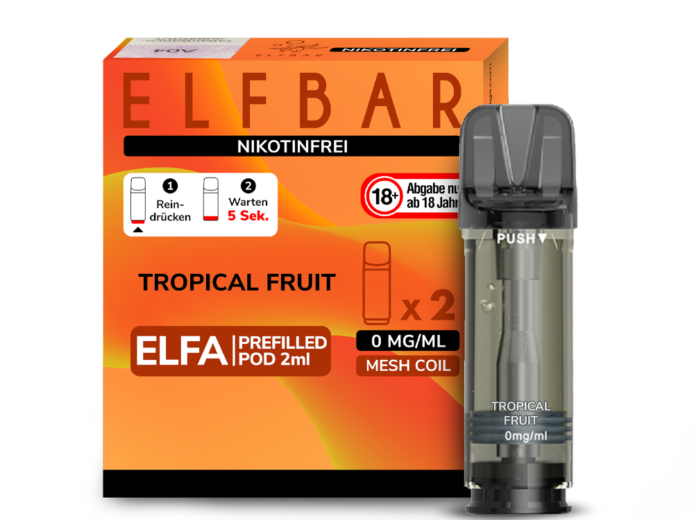 ELFA Pod Nikotinfrei (2er Pack) - Tropical Fruit
