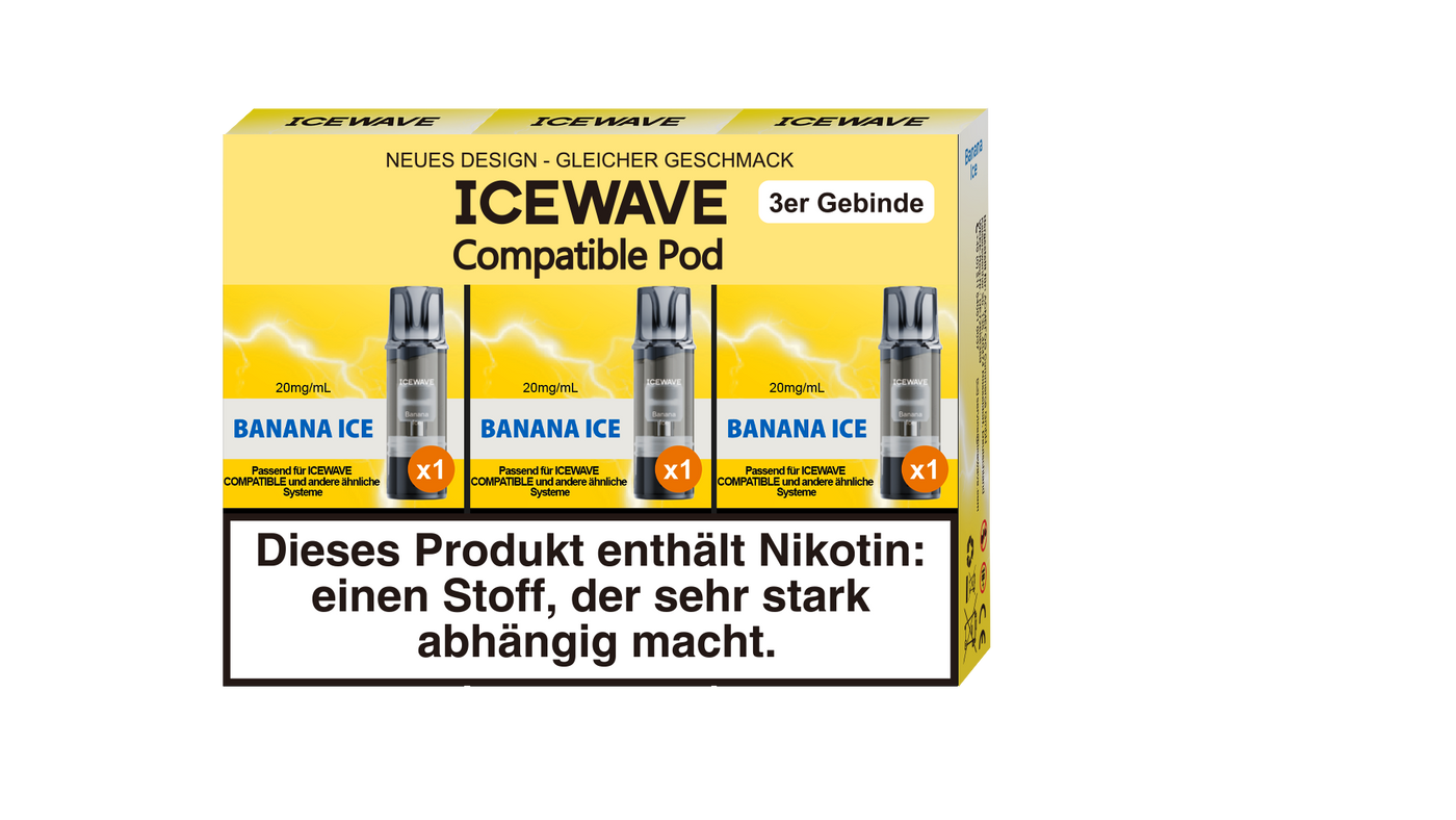 Icewave 3er Pack - Banane Ice