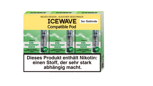 Icewave 3er Pack - Kiwi Passionfruit Guava