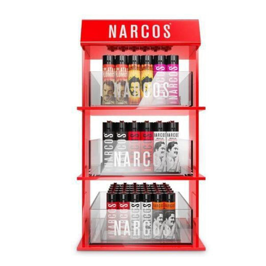90er Narcos Feuerzeug Display