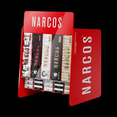 Narcos Blättchen Display 4 Sorten 122 Stk.