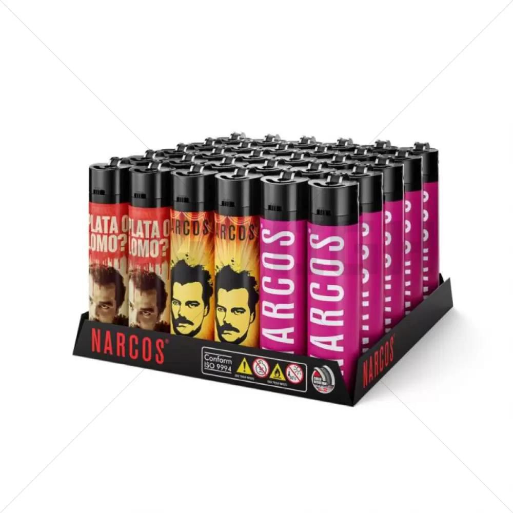 30er Narcos Feuerzeug Display