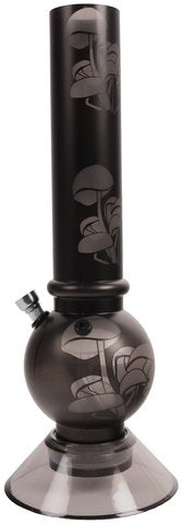 Acryl Bong Mushroom schwarz 33,5cm