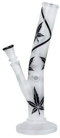 Glasbong Hanf sandgestrahlt 26cm