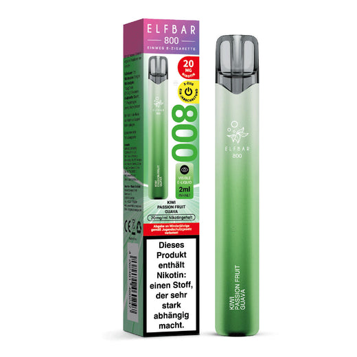 Elfbar - 800 Einweg E-Zigarette - Kiwi Passion Fruit Guava 20mg/ml