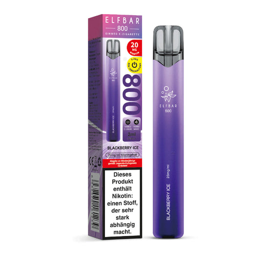 Elfbar - 800 Einweg E-Zigarette - Blackberry Ice 20 mg/ml