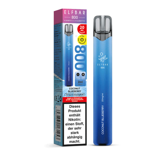 Elfbar - 800 Einweg E-Zigarette - Coconut Blueberry 20 mg/ml