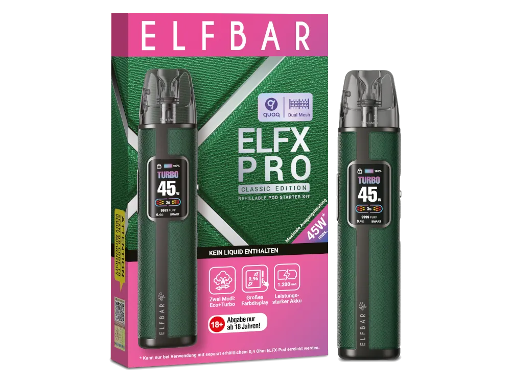 Elfbar ELFX Pro Refillable Kit forest