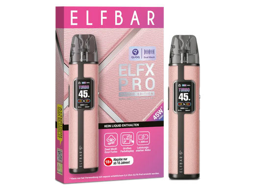 Elfbar ELFX Pro Refillable Kit pink
