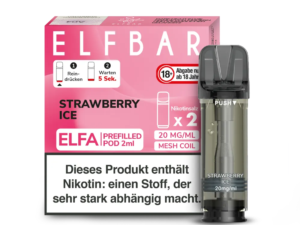 ELFA CP Prefilled Pod Strawberry Ice 20mg/ml