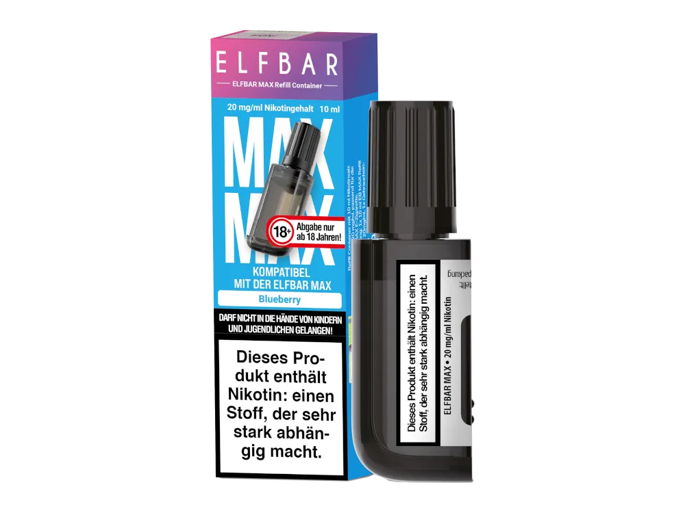 Elfbar Max 10ml Refill Container - Blueberry