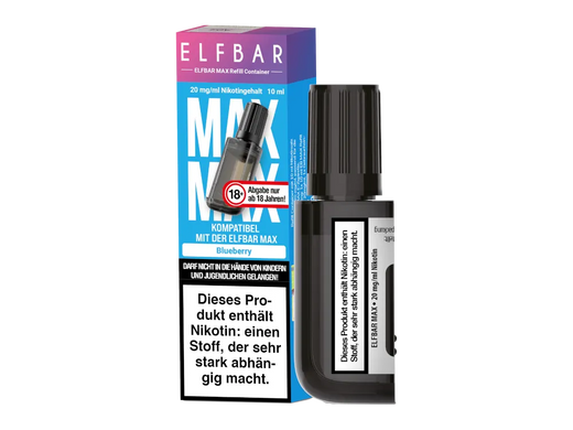 Elfbar Max 10ml Refill Container - Blueberry