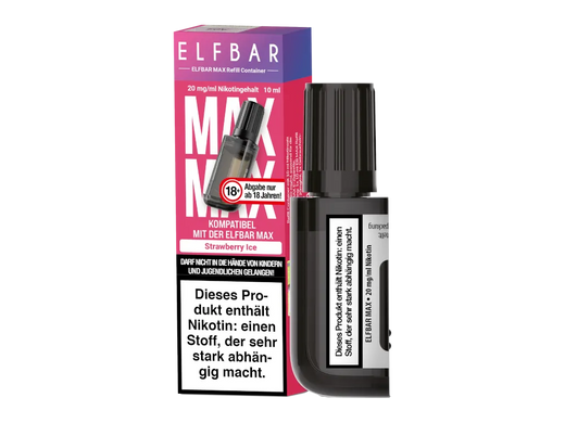 Elfbar Max 10ml Refill Container - Strawberry Ice