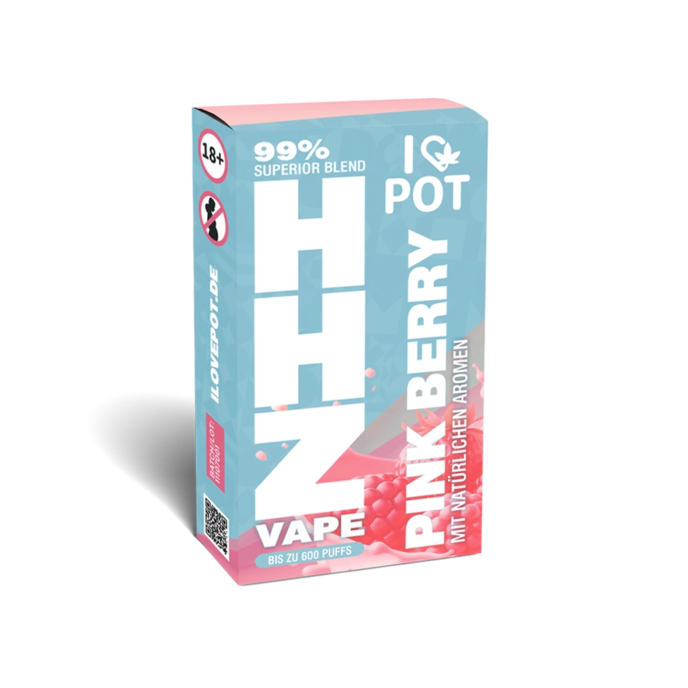 I Love Pot HHZ Vape Pink Berry 1 ml