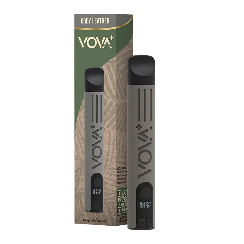 Vova Plus Vaporizer - Grey Leather