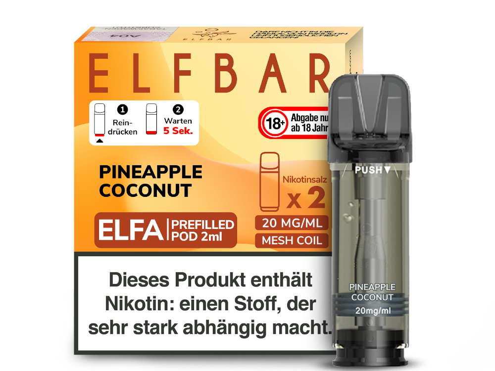 ELFA CP Prefilled Pod Pineapple Coconut 20mg/ml