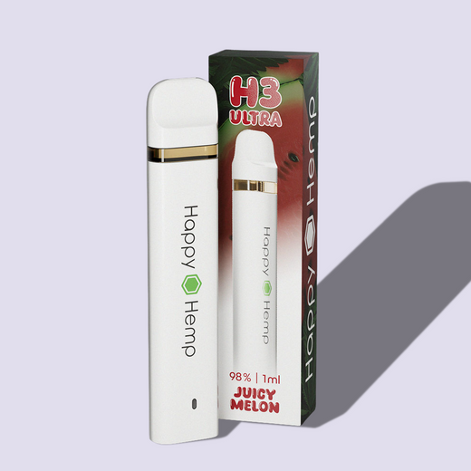 Happy Hemp H3 Ultra Vape 98% - Juicy Melon