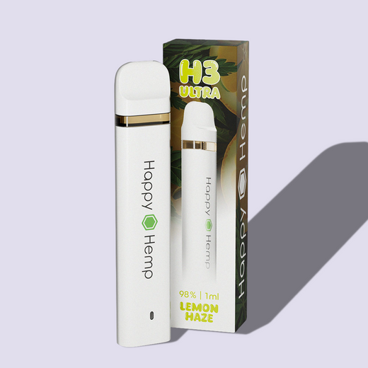 Happy Hemp H3 Ultra Vape 98% - Lemon Haze