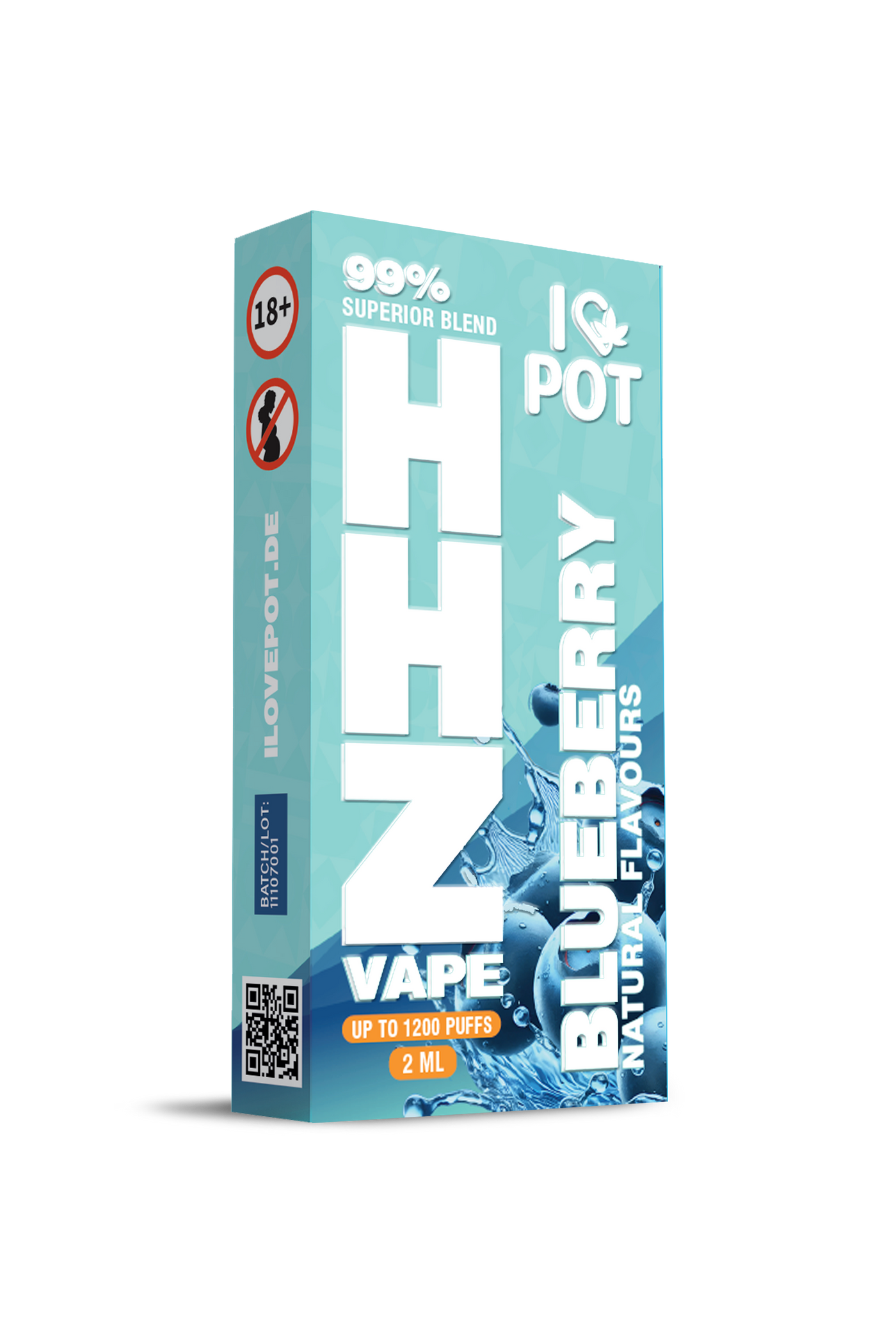 I Love Pot HHZ Vape Blueberry 2ml