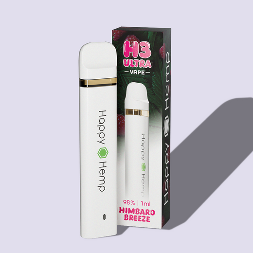 Happy Hemp H3 Ultra Vape 98% - Himbaro Breeze