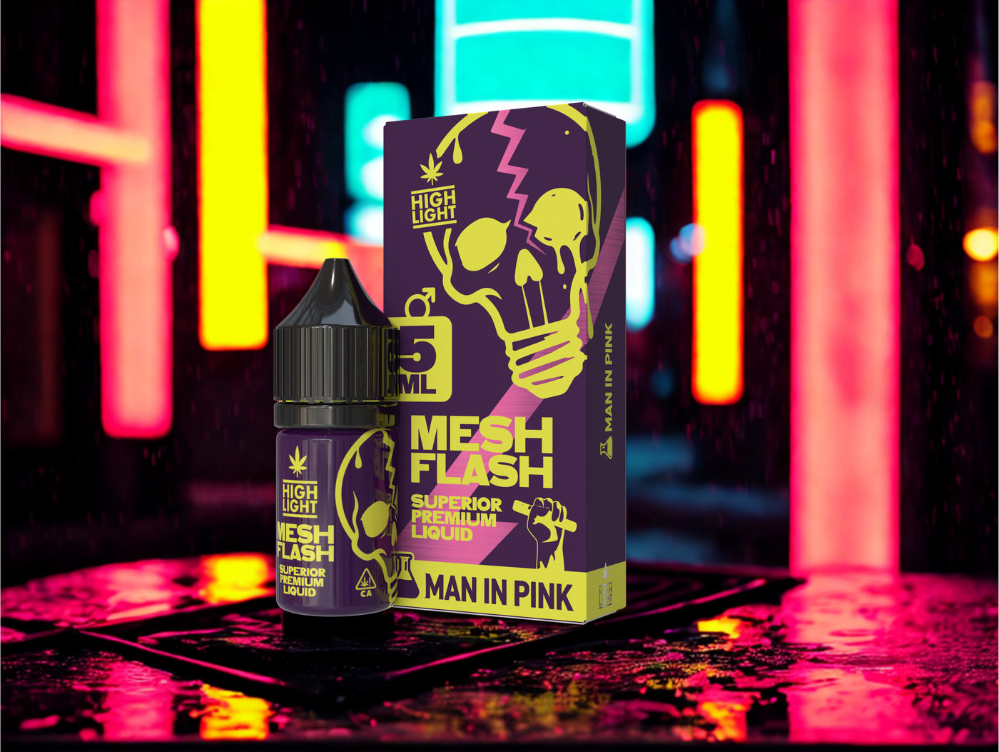 Highlight-Meshflash Liquid - Man In Pink 5ml