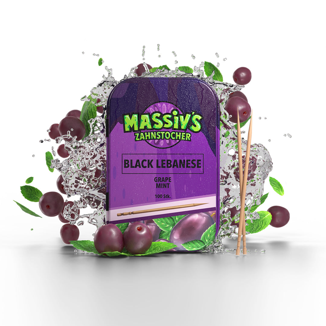 Massiv's Zahnstocher Black Lebanese