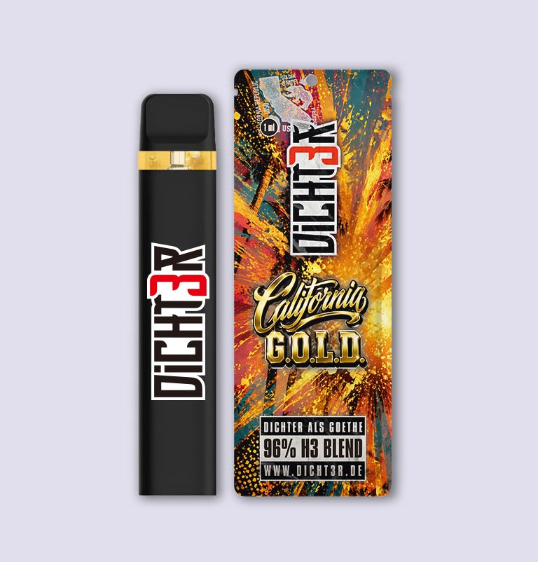 Dicht3r - 96% H3 Blend  Vape - California Gold