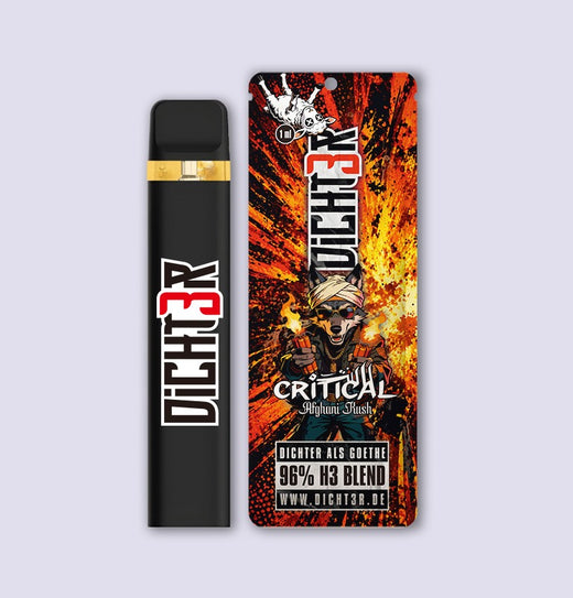 Dicht3r - 96% H3 Blend  Vape - Critical