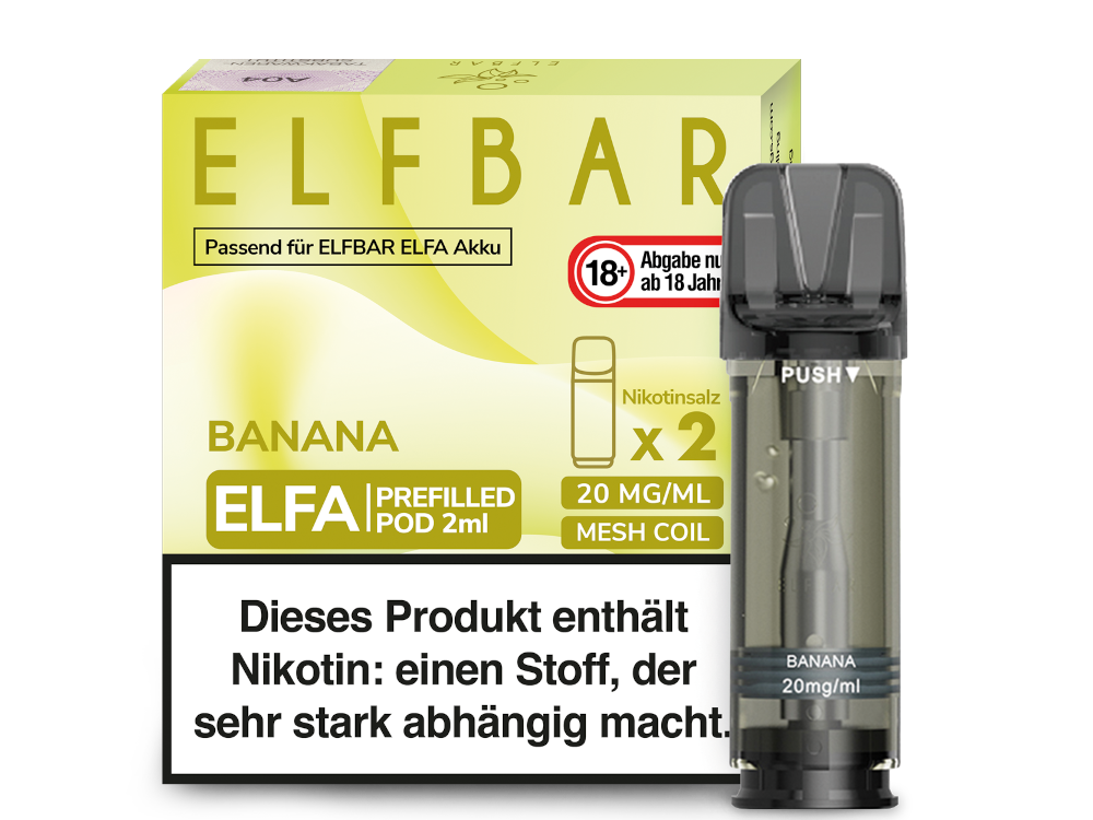 ELFA CP Prefilled Pod Banana 20mg/ml